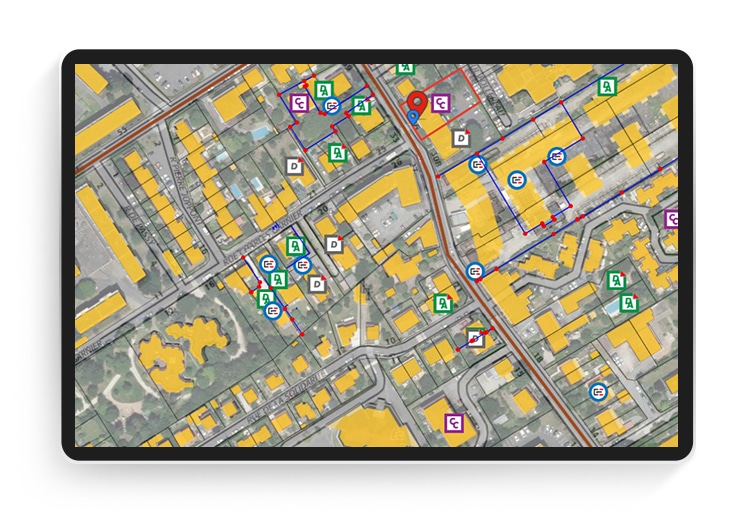 Outil de cartographie foncière pour les professionnels