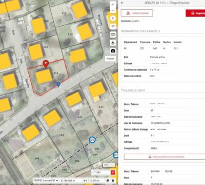 MAJIC collectivité Géofoncier