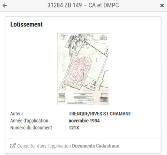 Accéder au DMPC depuis une fiche parcelle