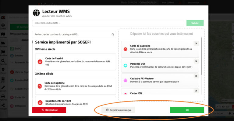 Flux WMS étape 5
