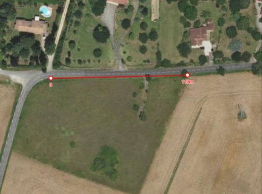 Mesure distance étape 1