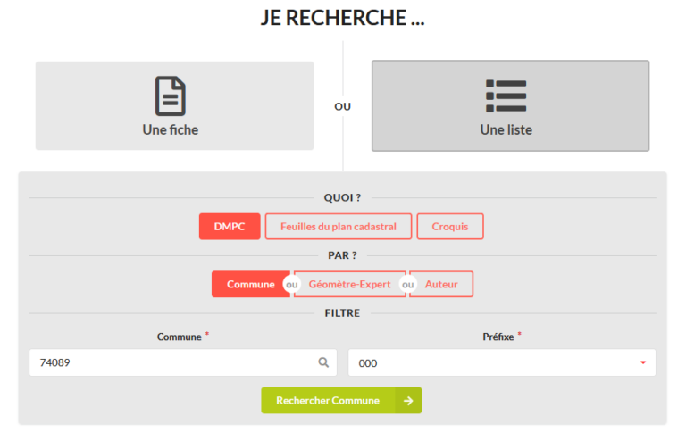 Procédure d’accès au modèle 40 étape 3